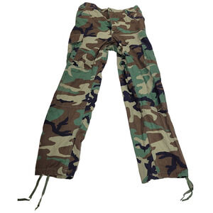 Military Pants Mens Sz M US Army Woodland Camo Liner Cold Y2k Gorpcore Grunge